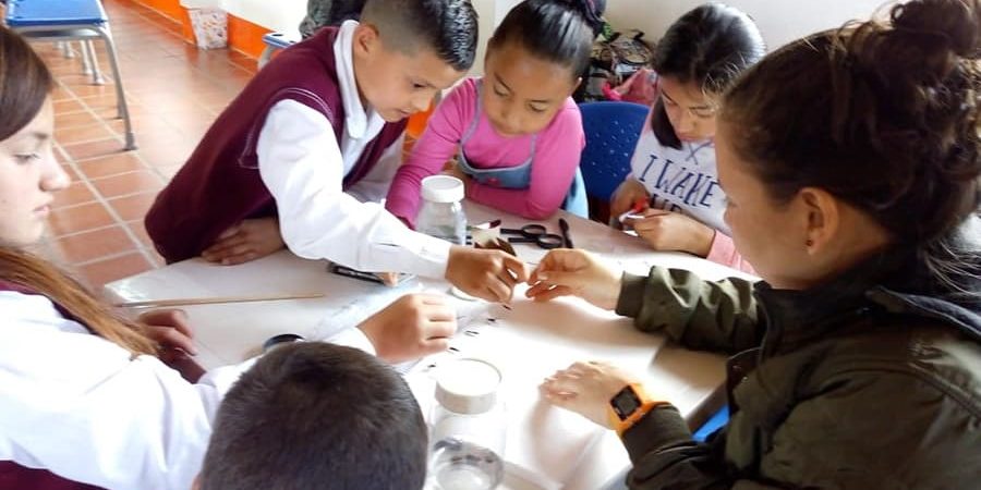 Estudiantes en San Vicente